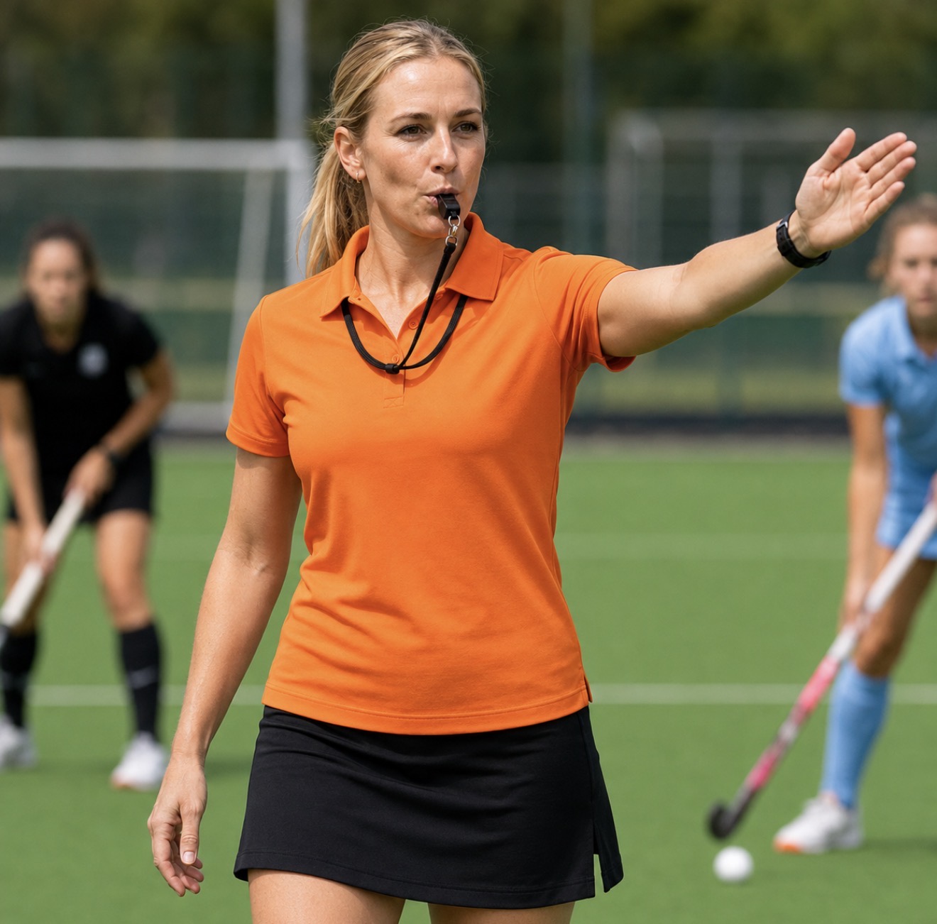 Umpire Match Female Polo Shirt - Image 7
