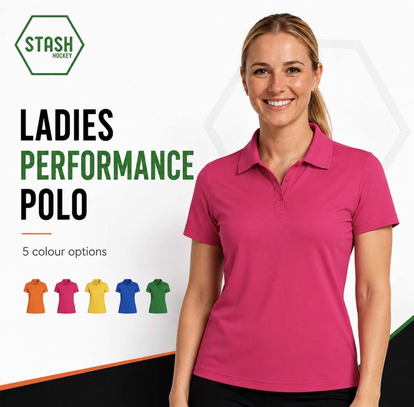 Umpire Match Female Polo Shirt - Image 3