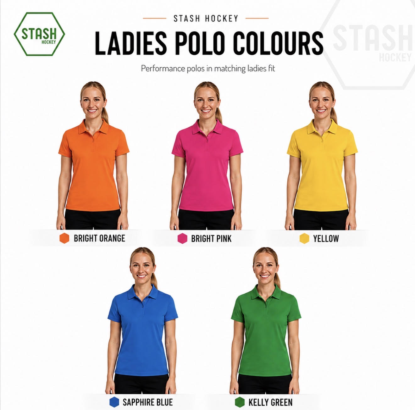 Umpire Match Female Polo Shirt - Image 4
